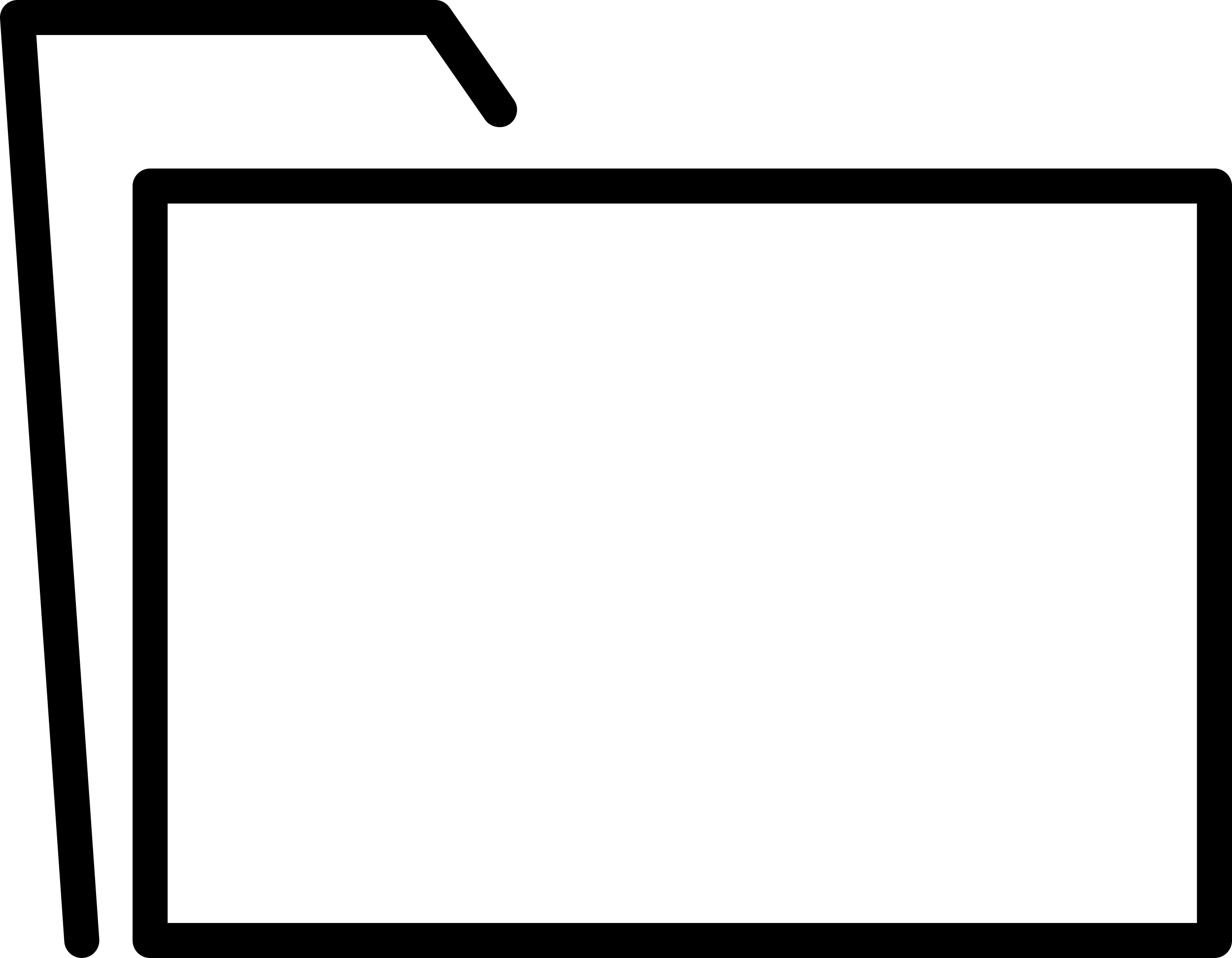 Blank Opened Folder Outline Svg Vector Free Vectors